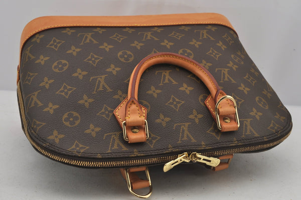 Authentic Louis Vuitton Monogram Alma Hand Bag Purse M51130 LV 7046J