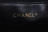 Authentic CHANEL Vintage Calf Skin Matelasse Chain Shoulder Bag Black CC 7047I