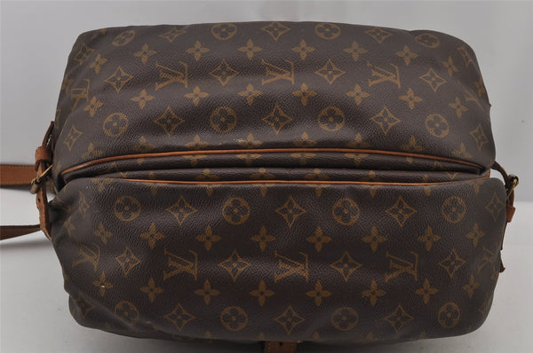 Authentic Louis Vuitton Monogram Saumur 35 Shoulder Cross Bag M42254 LV 7049J