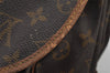 Authentic Louis Vuitton Monogram Saumur 35 Shoulder Cross Bag M42254 LV 7049J