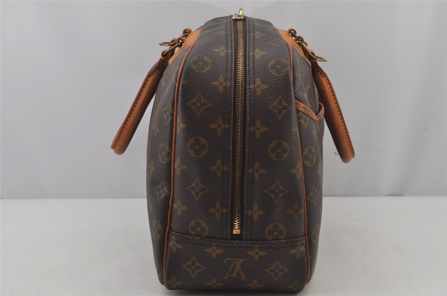 Authentic Louis Vuitton Monogram Deauville Hand Bag M47270 LV 7050J
