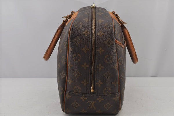 Authentic Louis Vuitton Monogram Deauville Hand Bag M47270 LV 7050J