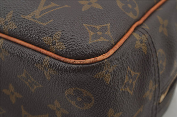 Authentic Louis Vuitton Monogram Deauville Hand Bag M47270 LV 7050J