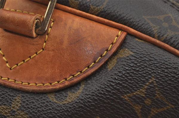 Authentic Louis Vuitton Monogram Deauville Hand Bag M47270 LV 7050J