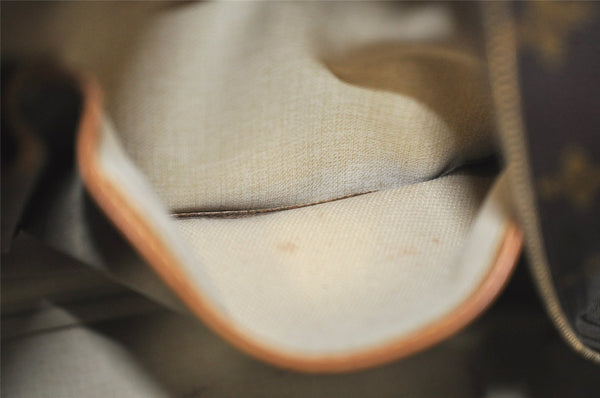 Authentic Louis Vuitton Monogram Deauville Hand Bag M47270 LV 7050J