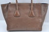 Authentic PRADA Vintage Leather 2Way Shoulder Hand Bag Brown 7052J