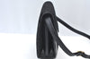 Authentic YVES SAINT LAURENT Shoulder Bag Purse Karakul Lamb Leather Black 7053G