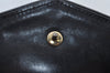 Authentic YVES SAINT LAURENT Shoulder Bag Purse Karakul Lamb Leather Black 7053G