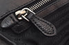 Authentic PRADA Leather Nappa Vintage Tote Hand Bag Black 7053J