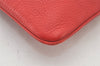 Authentic PRADA Vintage Leather Shoulder Cross Body Bag Purse Red 7053K