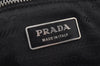 Authentic PRADA Vintage Nylon Tessuto Enamel Shoulder Tote Bag Black 7054J