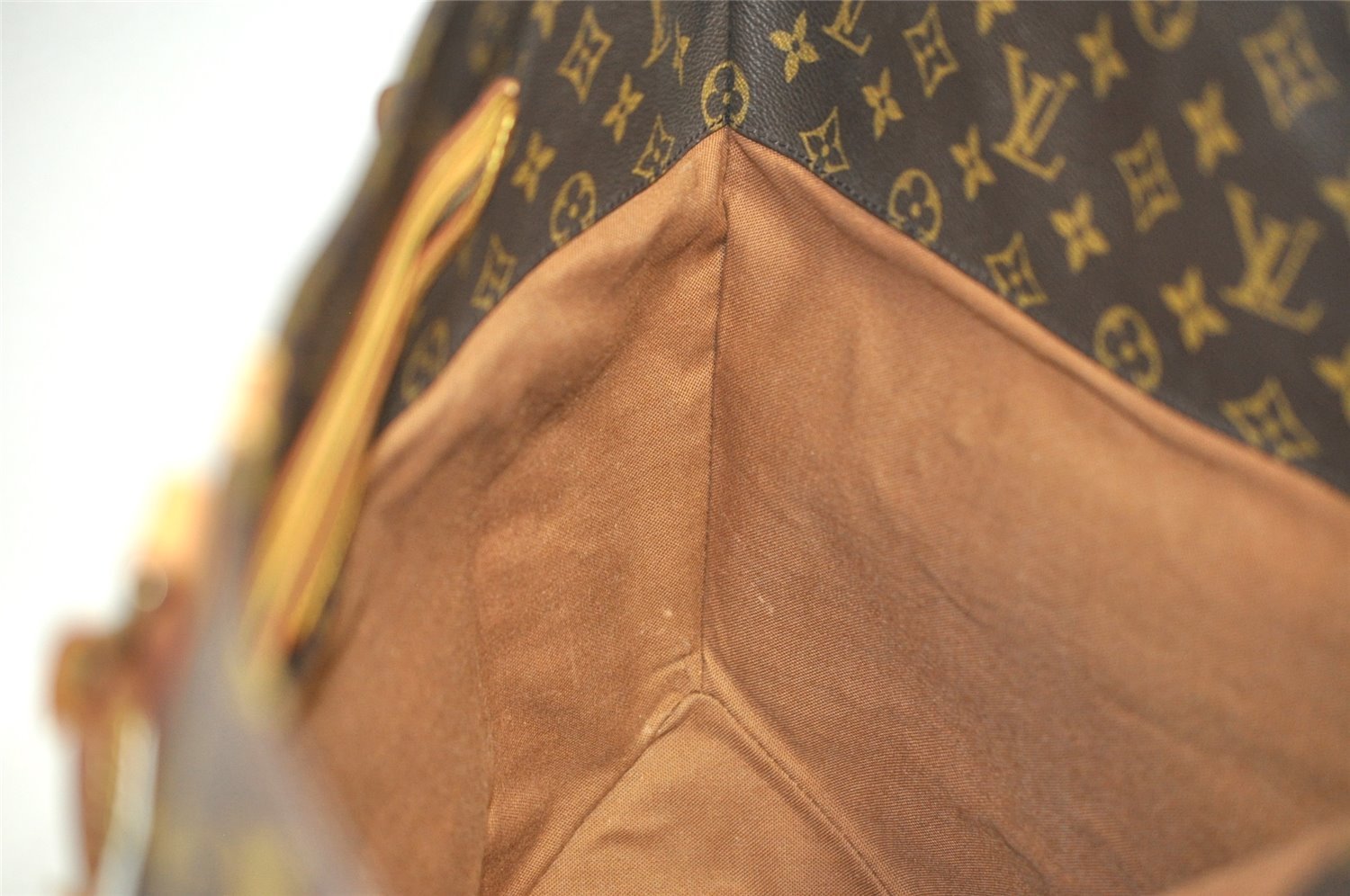 Authentic Louis Vuitton Monogram Sac Shopping PM Tote Bag M51108 LV Junk 7055I