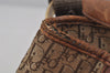 Authentic Christian Dior Trotter Shoulder Tote Bag Canvas Leather Brown 7056J