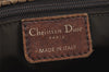 Authentic Christian Dior Trotter Shoulder Tote Bag Canvas Leather Brown 7056J