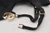 Authentic GUCCI Charlotte Shoulder Bag GG Canvas Leather 203504 Black Junk 7060K