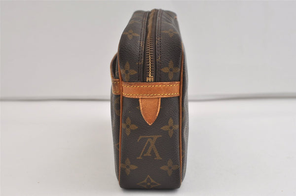 Authentic Louis Vuitton Monogram Compiegne 23 Clutch Hand Bag M51847 LV 7061J