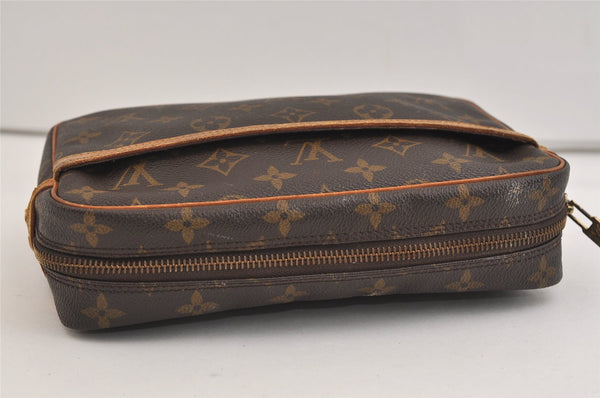 Authentic Louis Vuitton Monogram Compiegne 23 Clutch Hand Bag M51847 LV 7061J