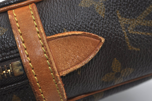 Authentic Louis Vuitton Monogram Compiegne 23 Clutch Hand Bag M51847 LV 7061J