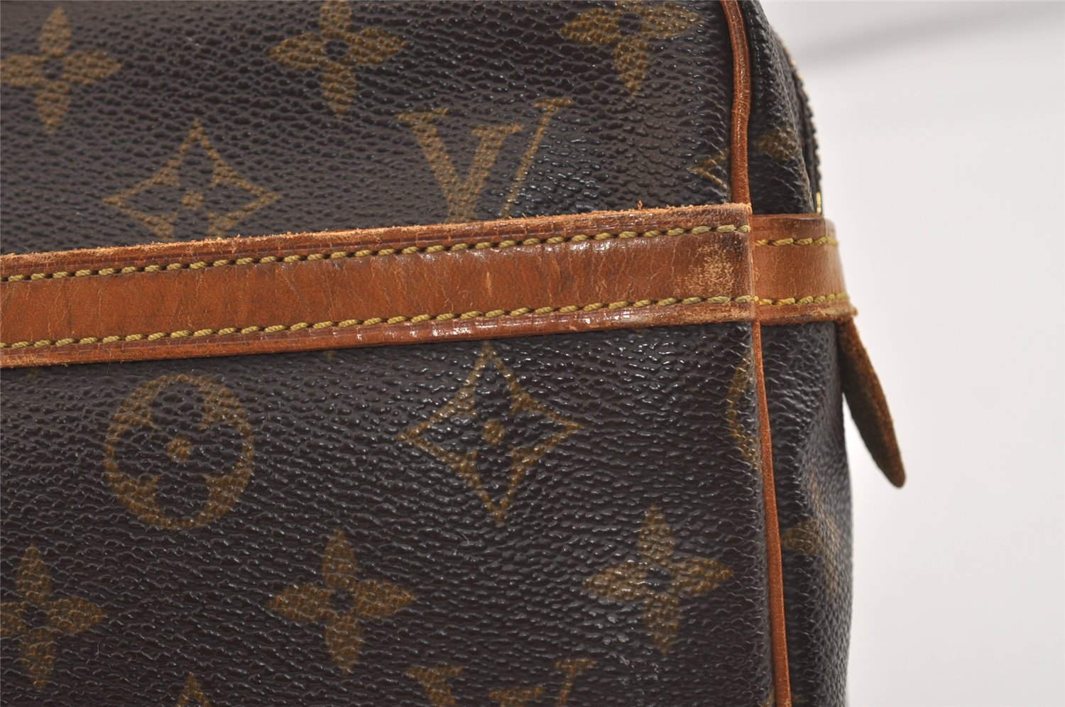 Authentic Louis Vuitton Monogram Compiegne 23 Clutch Hand Bag M51847 LV 7061J