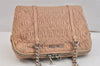 Authentic MIU MIU Matelasse Leather Chain 2Way Shoulder Hand Bag Pink 7061K