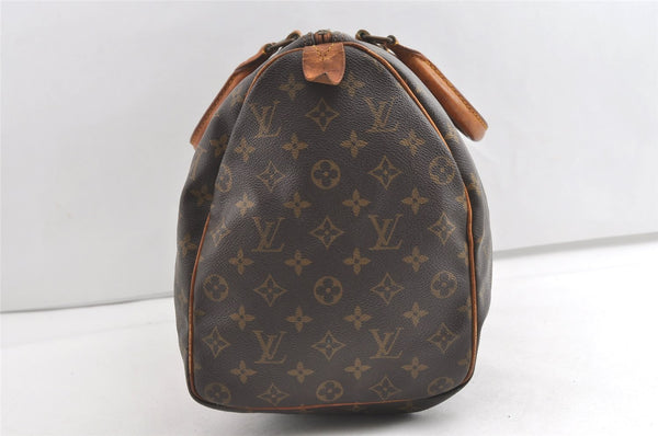 Authentic Louis Vuitton Monogram Keepall 45 Travel Boston Bag M41428 LV 7062J