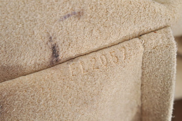 Authentic Louis Vuitton Damier Azur Saleya MM Shoulder Tote Bag N51185 LV 7063I