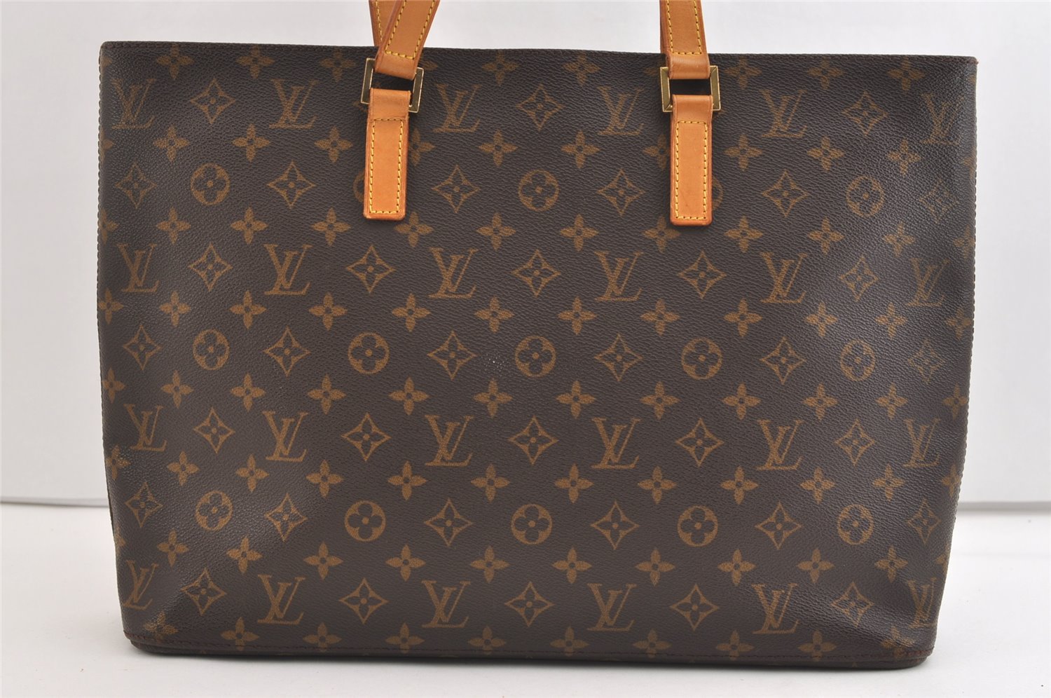 Authentic Louis Vuitton Monogram Luco Shoulder Tote Bag M51155 LV 7063J