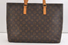 Authentic Louis Vuitton Monogram Luco Shoulder Tote Bag M51155 LV 7063J
