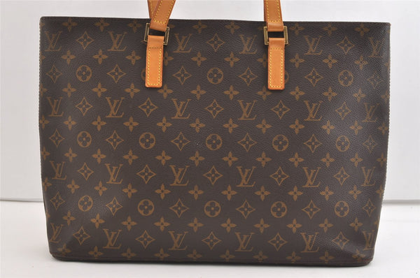 Authentic Louis Vuitton Monogram Luco Shoulder Tote Bag M51155 LV 7063J