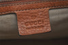 Authentic GUCCI Web Sherry Line 2Way Hand Bag Leather 247205 Brown 7064K