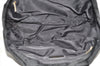 Authentic CHANEL New Travel Line Shoulder Tote Bag Nylon Leather Black 7066J