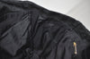 Authentic CHANEL New Travel Line Shoulder Tote Bag Nylon Leather Black 7066J