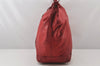 Authentic BALENCIAGA Classic The Courier Shoulder Bag Leather 159671 Red 7067K