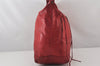 Authentic BALENCIAGA Classic The Courier Shoulder Bag Leather 159671 Red 7067K