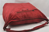 Authentic BALENCIAGA Classic The Courier Shoulder Bag Leather 159671 Red 7067K