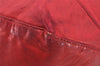 Authentic BALENCIAGA Classic The Courier Shoulder Bag Leather 159671 Red 7067K