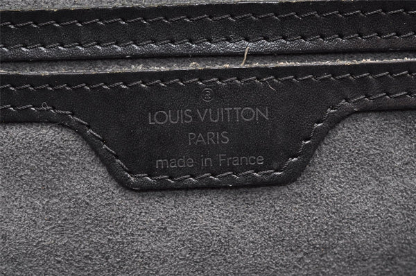 Authentic Louis Vuitton Epi Saint Jacques Poignet Long Shoulder Bag Black 7068I