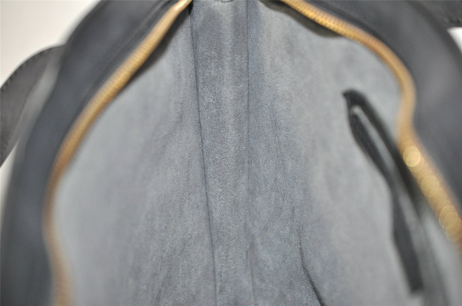 Authentic Louis Vuitton Epi Saint Jacques Poignet Long Shoulder Bag Black 7068I