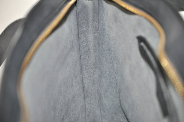 Authentic Louis Vuitton Epi Saint Jacques Poignet Long Shoulder Bag Black 7068I