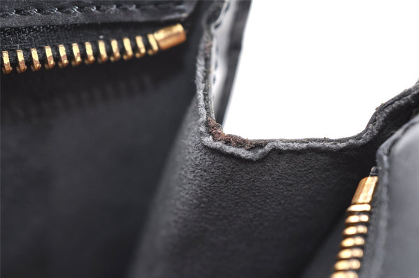 Authentic Louis Vuitton Epi Saint Jacques Poignet Long Shoulder Bag Black 7068I