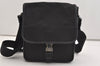 Authentic PRADA Nylon Tessuto Saffiano Leather Shoulder Cross Bag Black 7068J