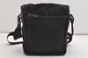 Authentic PRADA Nylon Tessuto Saffiano Leather Shoulder Cross Bag Black 7068J