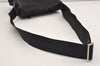 Authentic PRADA Nylon Tessuto Saffiano Leather Shoulder Cross Bag Black 7068J