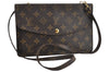Auth Louis Vuitton Monogram Pochette Double Rabat Shoulder Bag M51815 Junk 7070I