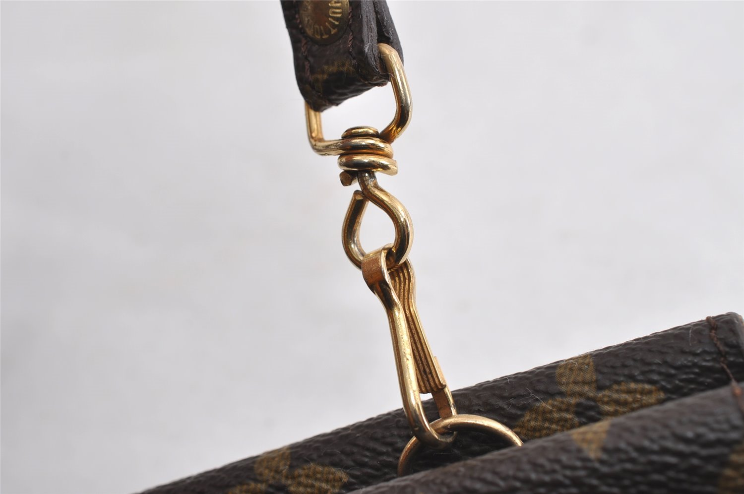 Auth Louis Vuitton Monogram Pochette Double Rabat Shoulder Bag M51815 Junk 7070I