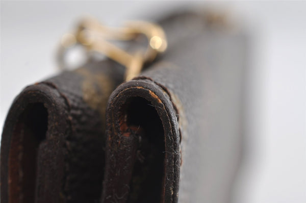 Auth Louis Vuitton Monogram Pochette Double Rabat Shoulder Bag M51815 Junk 7070I