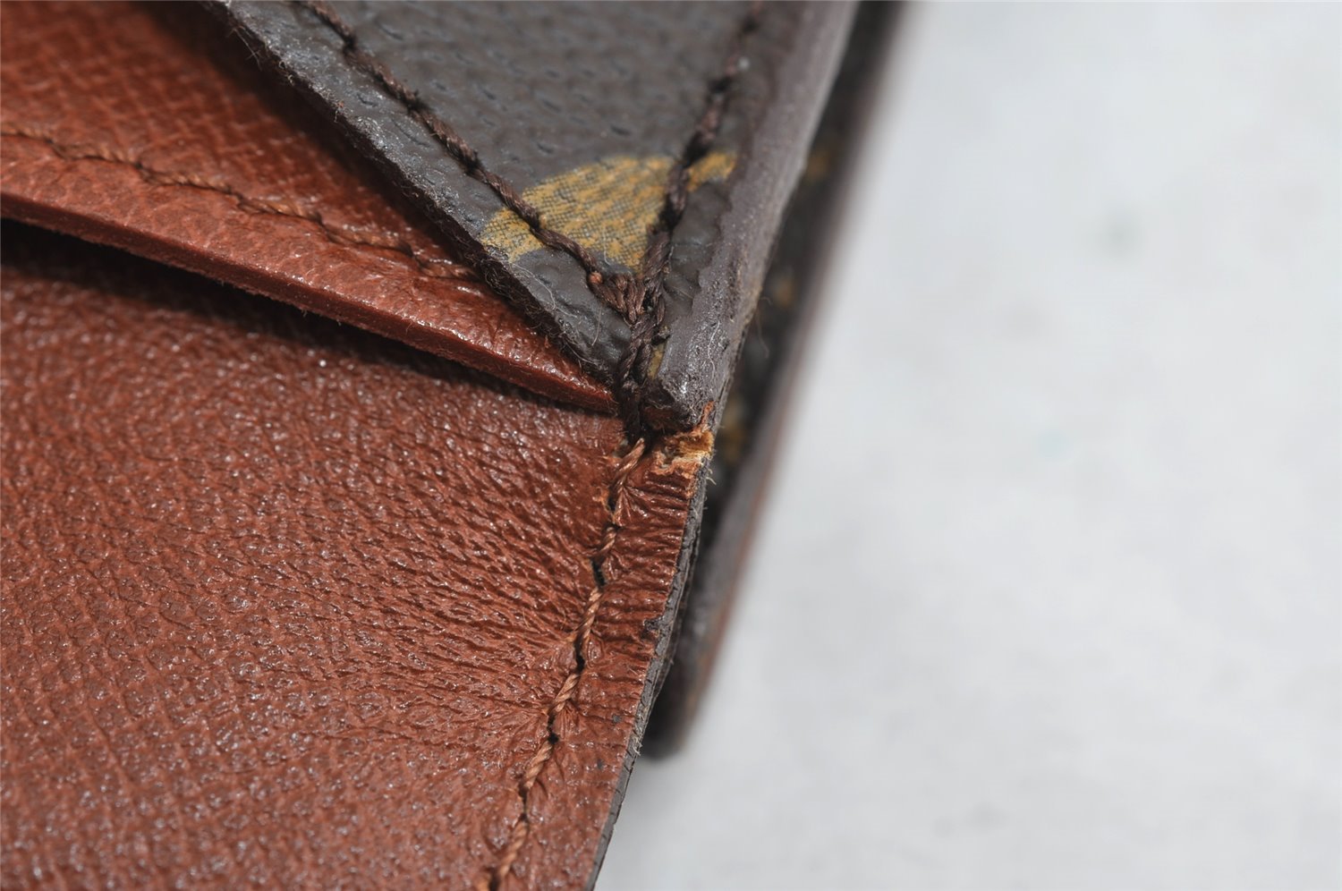 Auth Louis Vuitton Monogram Pochette Double Rabat Shoulder Bag M51815 Junk 7070I