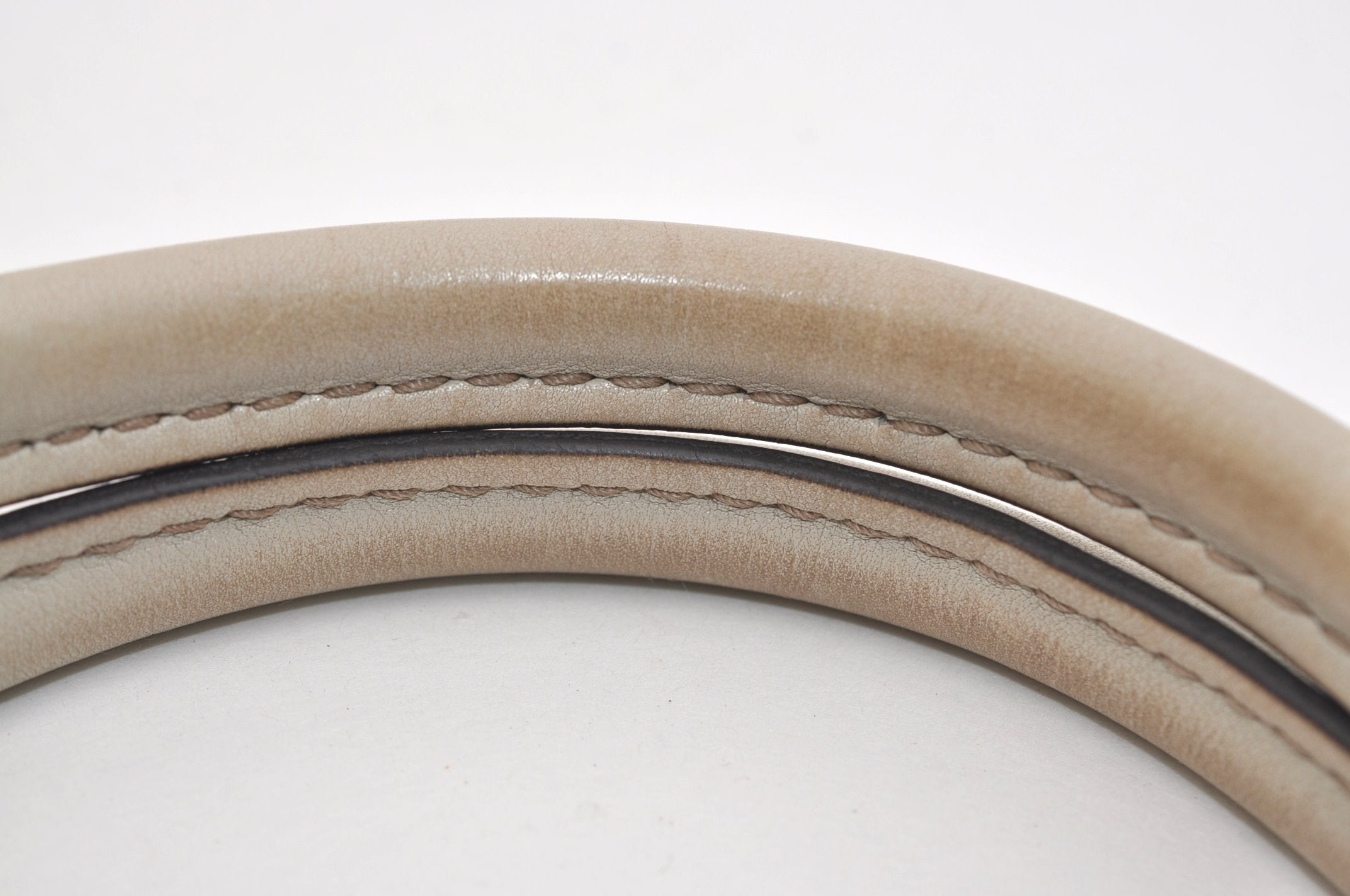 Authentic GUCCI Sukey Guccissima Hand Tote Bag GG Leather 211944 White 7070J