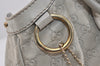 Authentic GUCCI Sukey Guccissima Hand Tote Bag GG Leather 211944 White 7070J