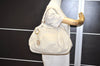 Authentic GUCCI Sukey Guccissima Hand Tote Bag GG Leather 211944 White 7070J